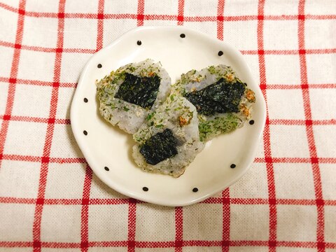 【離乳食後期〜】すりおろしレンコンと海苔のおやき